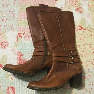 Born Brown Leather Knee Boots Women’s sz 6.